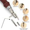 Interchangeable Tips Creasing Edge Beveler Adjustable Leathercraft Cutting Tool  Trimming & Digging
