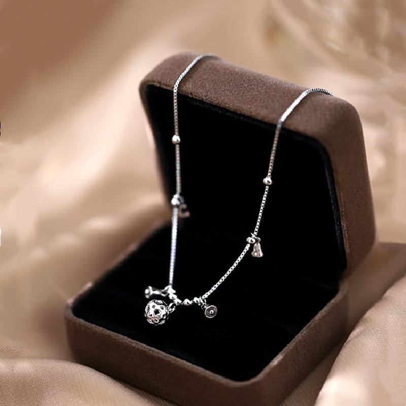 New Fashion Anklets For Women Foot Jewelry Exquisite Hollow Ball Cute Small Bell Bracelets Girl Accessories