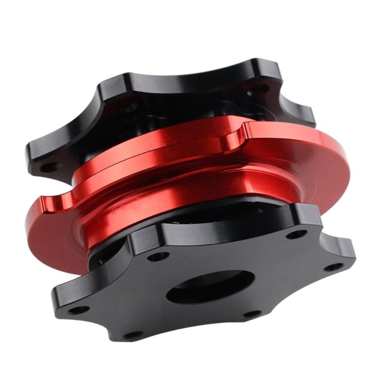 Vehicle Steering Wheel Adapter 8.9cm Diameter Anti Rusts Easy Operate for Racings Enthusiasts Improves Driving Safety