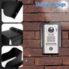 1 Pc Waterproof Access Control Protector Metal Rainproof Doorbell Rain Cover Practical Door Attendance Machine Cover for Outdoor