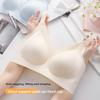 Large Size Women Spring and Autumn New Lace No Underwire Collection Pair of Milk Pull No Trace Underwear
