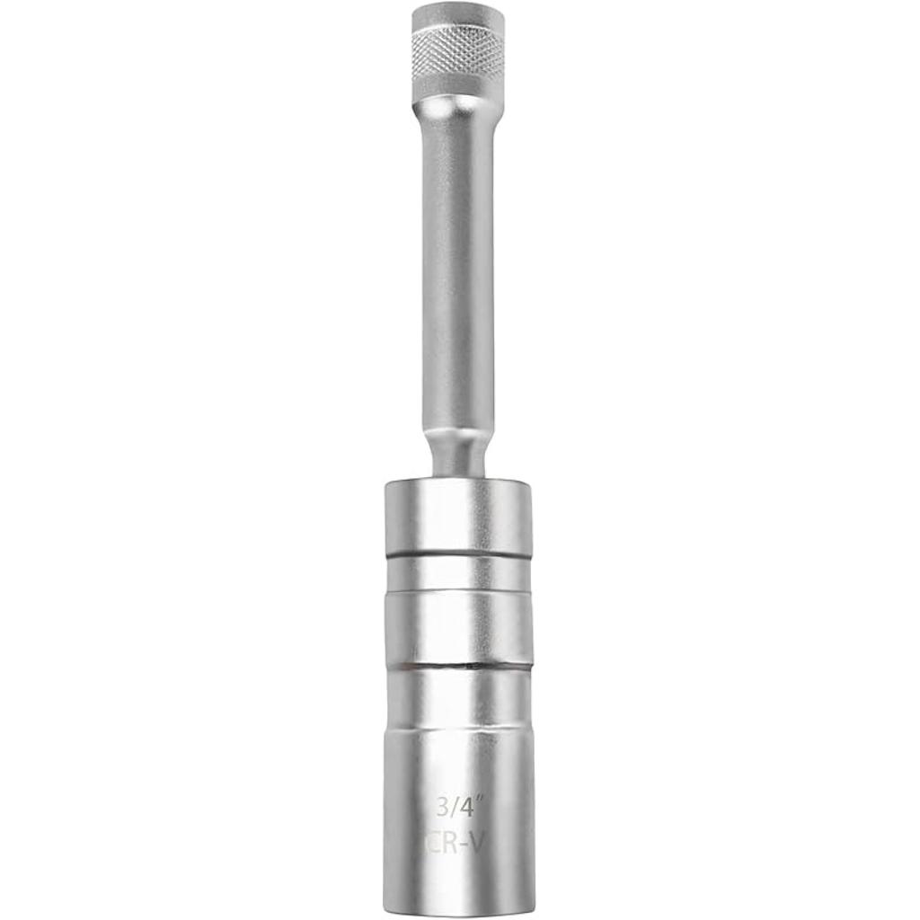13/16" Spark Plug Socket Set,Thin Walled Magnetic Spark Plug Socket,Car Accessories Universal Joint 3/8" Drive 12 Point Swivel Socket Removal Tool