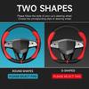 AAANE1 Carbon fiber Car Steering Wheel Cover For Ford Focus F150 Mondeo Fiesta Kuga Edge Ecosport Explorer Escape Fusion Ranger Taurus