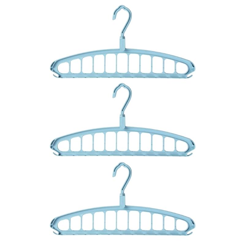 

Multiplepurpose 11 Position Clothing Organizers Multiple Hole Garment Hanger Perfect For Kids Rooms And Retail Displays синій