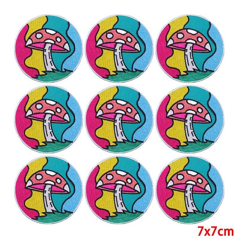 10 teile/los Großhandel Stickerei Patch Eisen Auf Patches Für Kleidung Patches Auf Kleidung Jacken Dekor Applikation Nähen Liefert