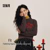 Semir Women's Butterfly Jacquard Knit Sweater