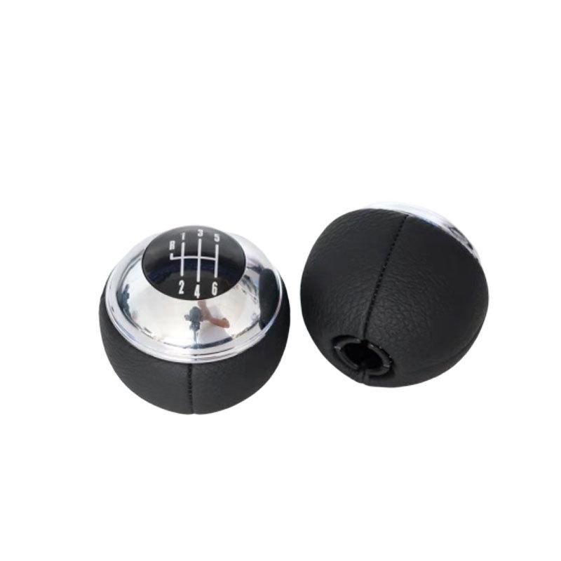 Manuelles 5-Gang 6-Gang Schaltknauf Schalthebel Leder Chrom Für MINI R50 R52 R53 Cooper 2001-2008 25117542272 7540842 7542272