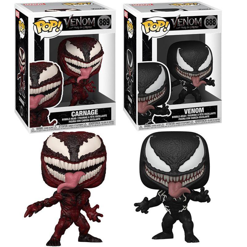 Venom Pop Carnage Vinyl Action Figure Singular Exclusive Rare Collectible Model Toy