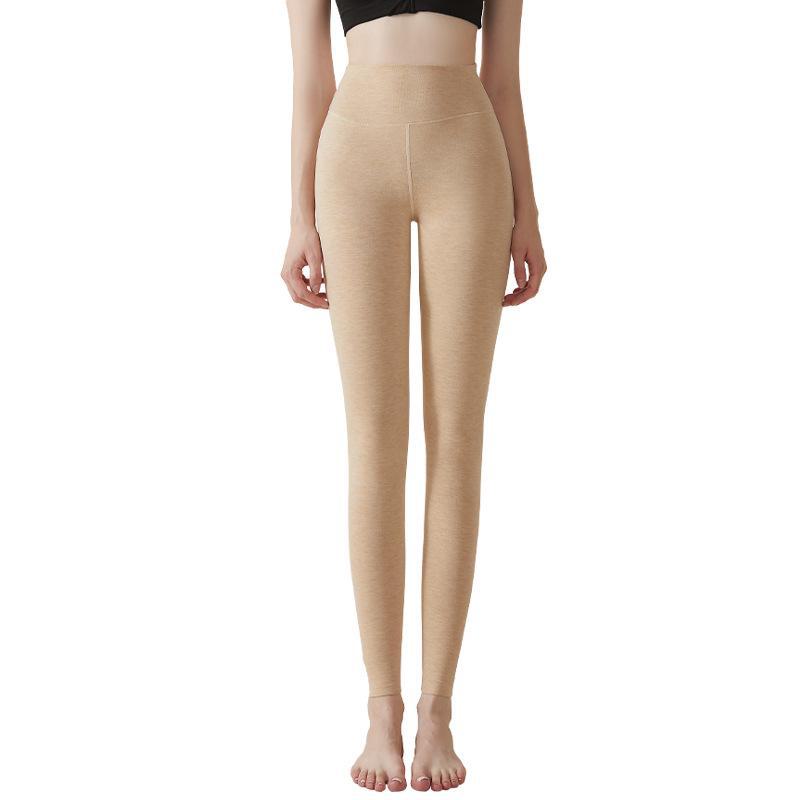 Silk Cashmere High-Waist Warm Winter Leggings for Women - Thick, Seamless, Plus Velvet