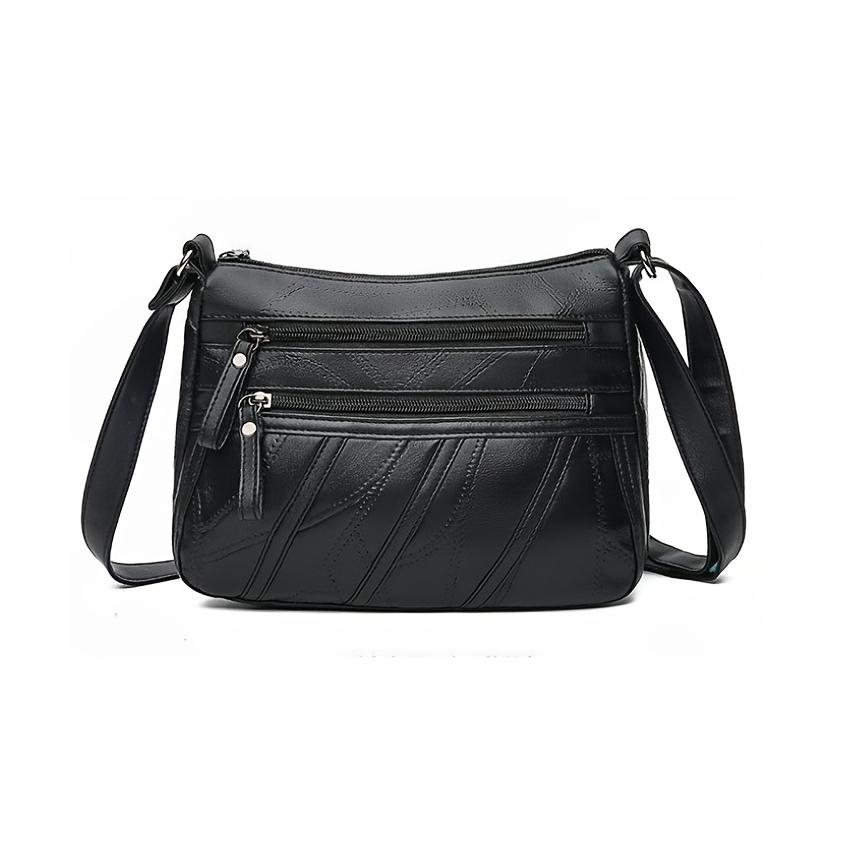 Texture Crossbody Bag Women's Single Shoulder Bag Fashion and Atmosphere Mom Bags