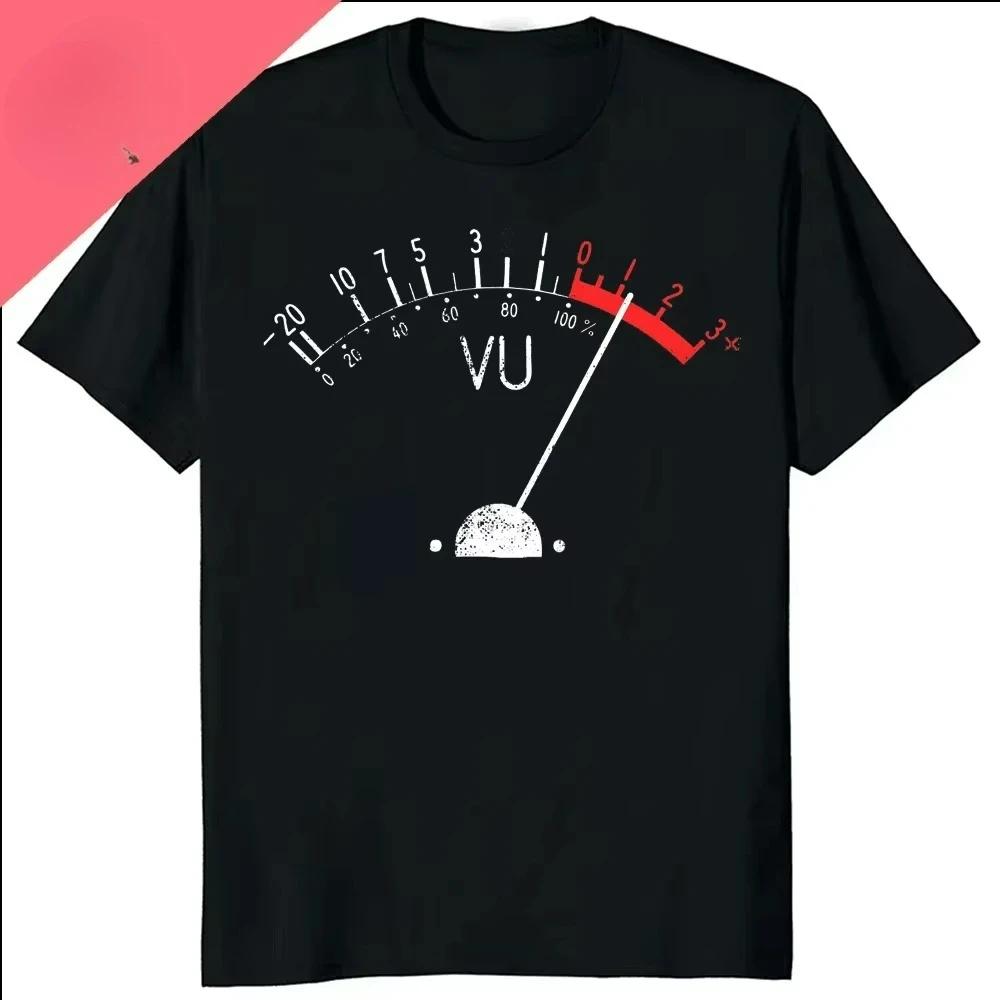 Timeless VU Meter Sound Engineer Analog Electronic ONeck T Shirt Unisex Audio Engineer Recording Studio Funny Tshits Unisex Top S