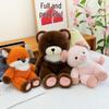 Adorable Pig and Fox Plush Doll Collection: Soft Animal Cushions and Figures