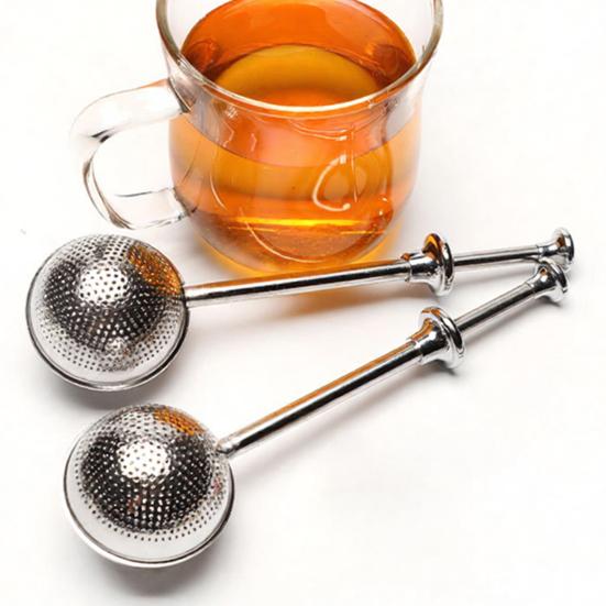 Tea Strainer Stainless Steel Double Layer Fine Filter with Long Handle Dishwasher Safe Tea Infuser for Brewing Tea And Herbs