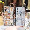 Fashion Design Kickstand Phone Case For MOTO G31 With Fingerprint/XT2173-1 Dirt-resistant Soft Case Back Cover Silicone