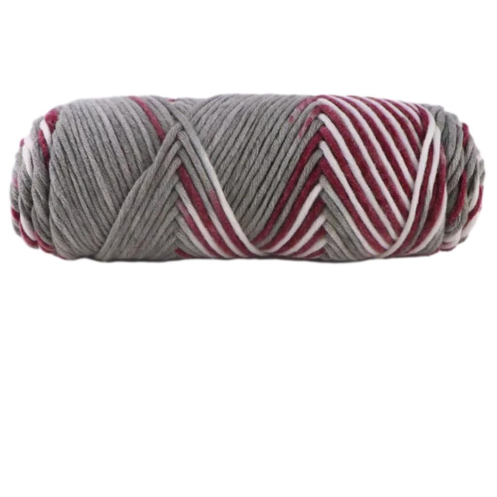 Milk Cotton Thread Colorful Milk Cotton Yarn Soft Comfort Milk Cotton Crochet Knitwear DIY Hand Knitting Yarn Mulitcolor