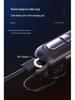 New Wireless Single Ear Bluetooth Headset with Digital Display and Ear Hook, Long Standby, Universal Compatibility.