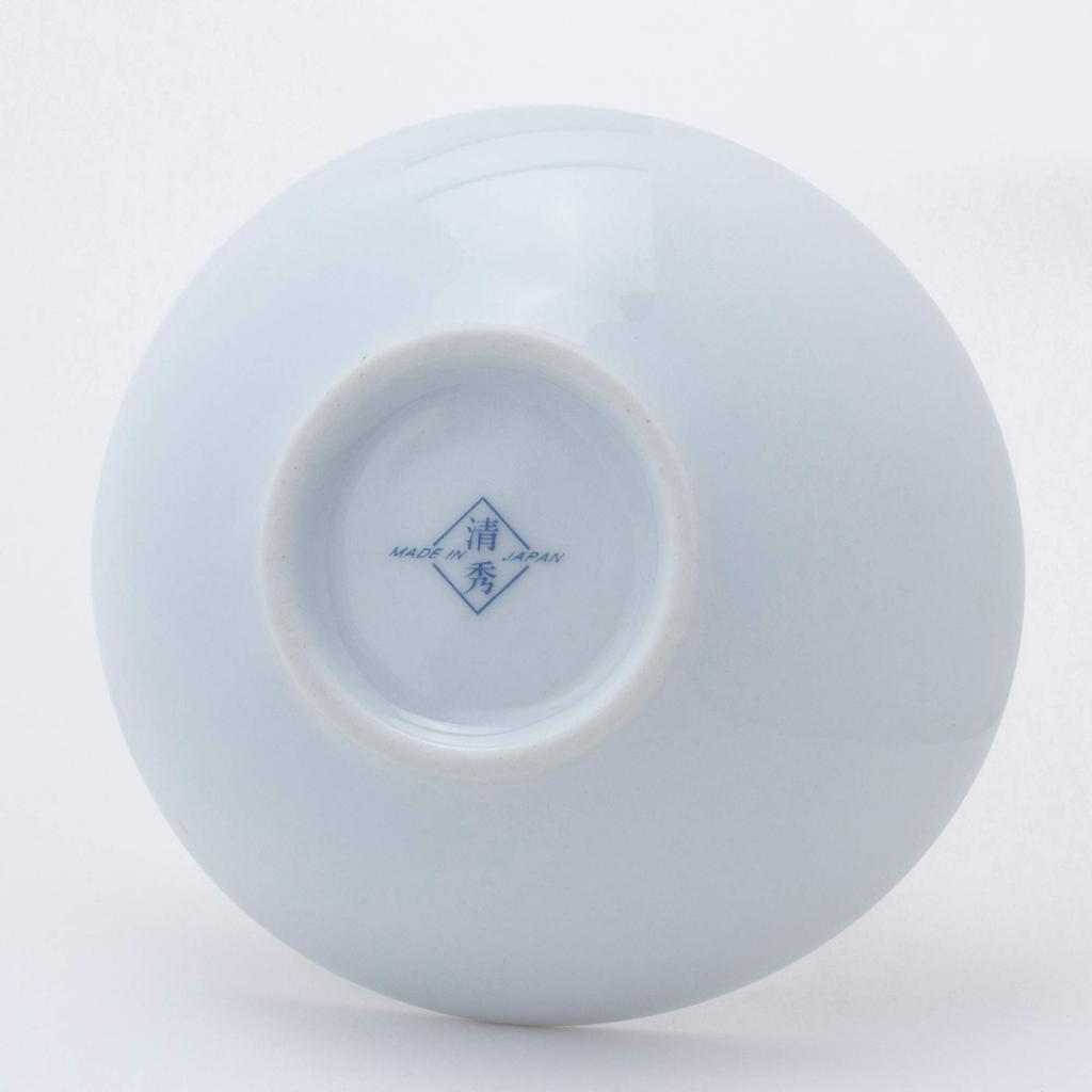 Saikai Pottery Hasami Ware Somenishikie Variation Small Plates 8 Pieces Diameter 8cm Tableware Set Small Plates Gift Box Present Wedding Gift Lucky