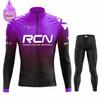 2023 Rcn Team Winter Thermal Fleece Cyklistický dres Set Nové MTB oblečení na kolo Maillot Ropa Ciclismo Oblečení na kolo s dlouhým rukávem