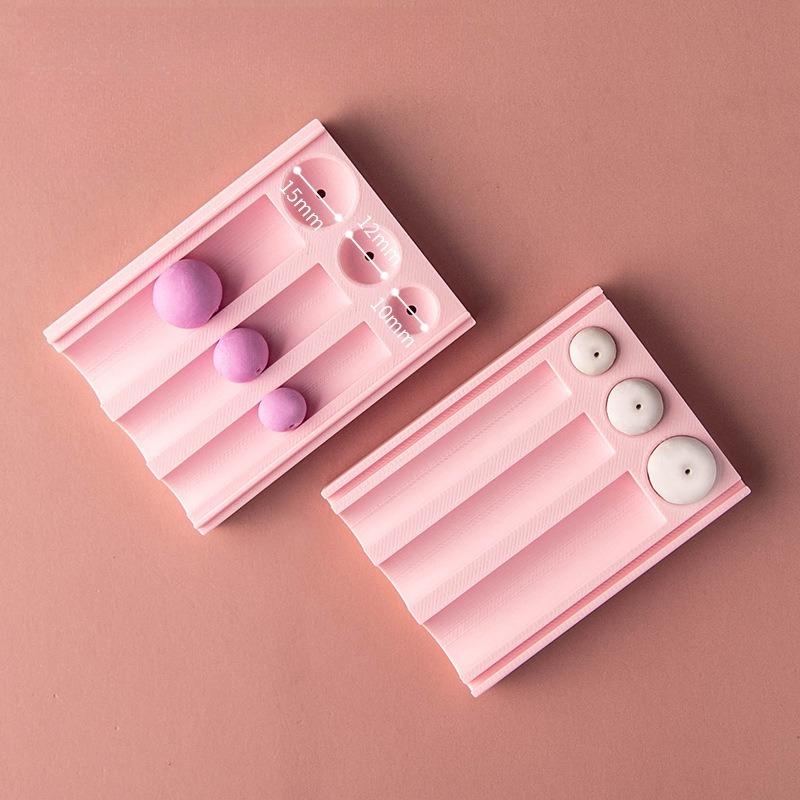 10/12/15mm Polymer Clay Ball Maker Soft Ceramic Bead Rolling Ball Mould Earrings Necklaces Jewelry Making Handmade Clay Tools
