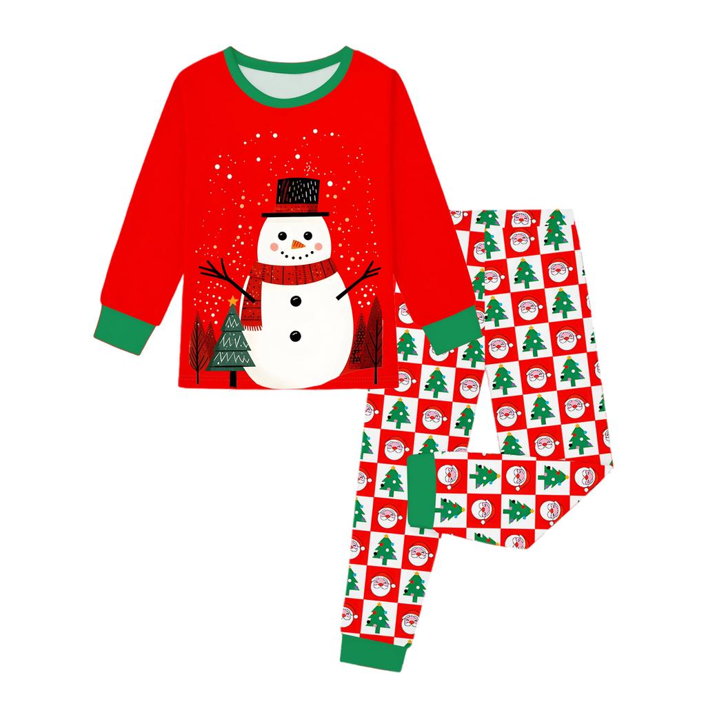 Motedress for barn Skjørt Rund hals Langermet topp Bukser