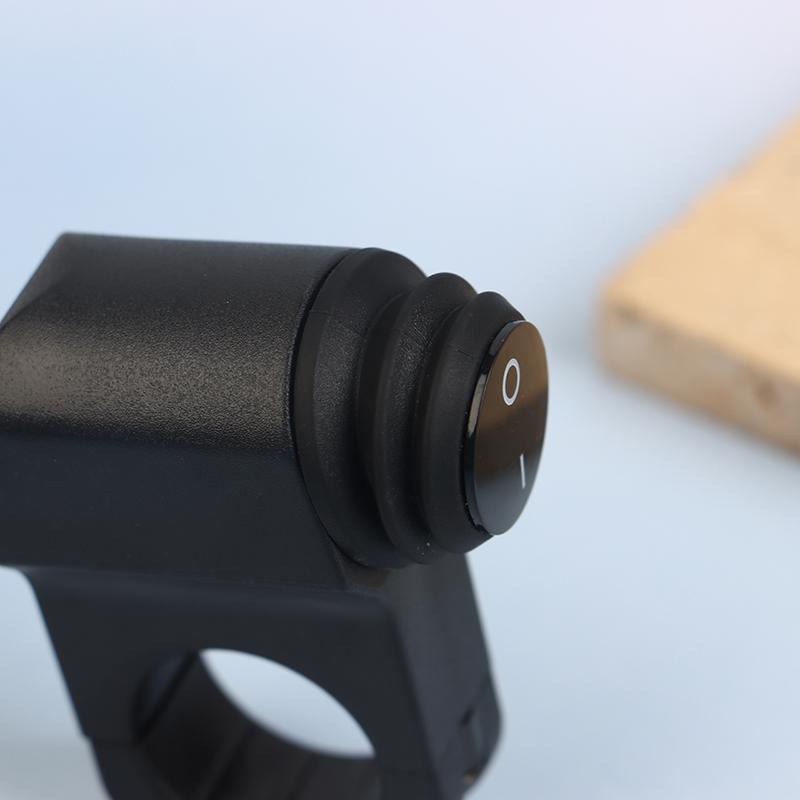 Univerzální Motocyklový Řídítkový 1/2 Rychlostní 3polohový Přepínač Zap/Vyp Mini Pracovní Světla Světlomety Bodová Světla Ovládací Přepínač Moto Nářadí