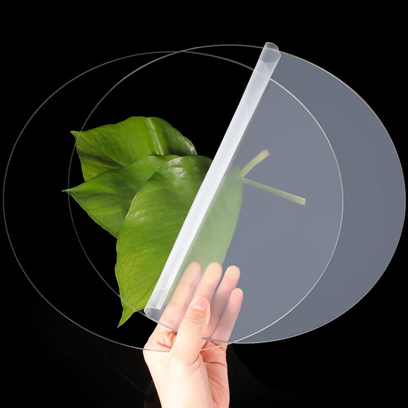 Round Clear Acrylic Sheets for DIY & Display (5-Piece Pack)