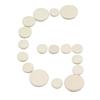Leather Sound Hole Pad Black Tube Clarinet Button Cushion Clarinet Pads  Instrument Accessories