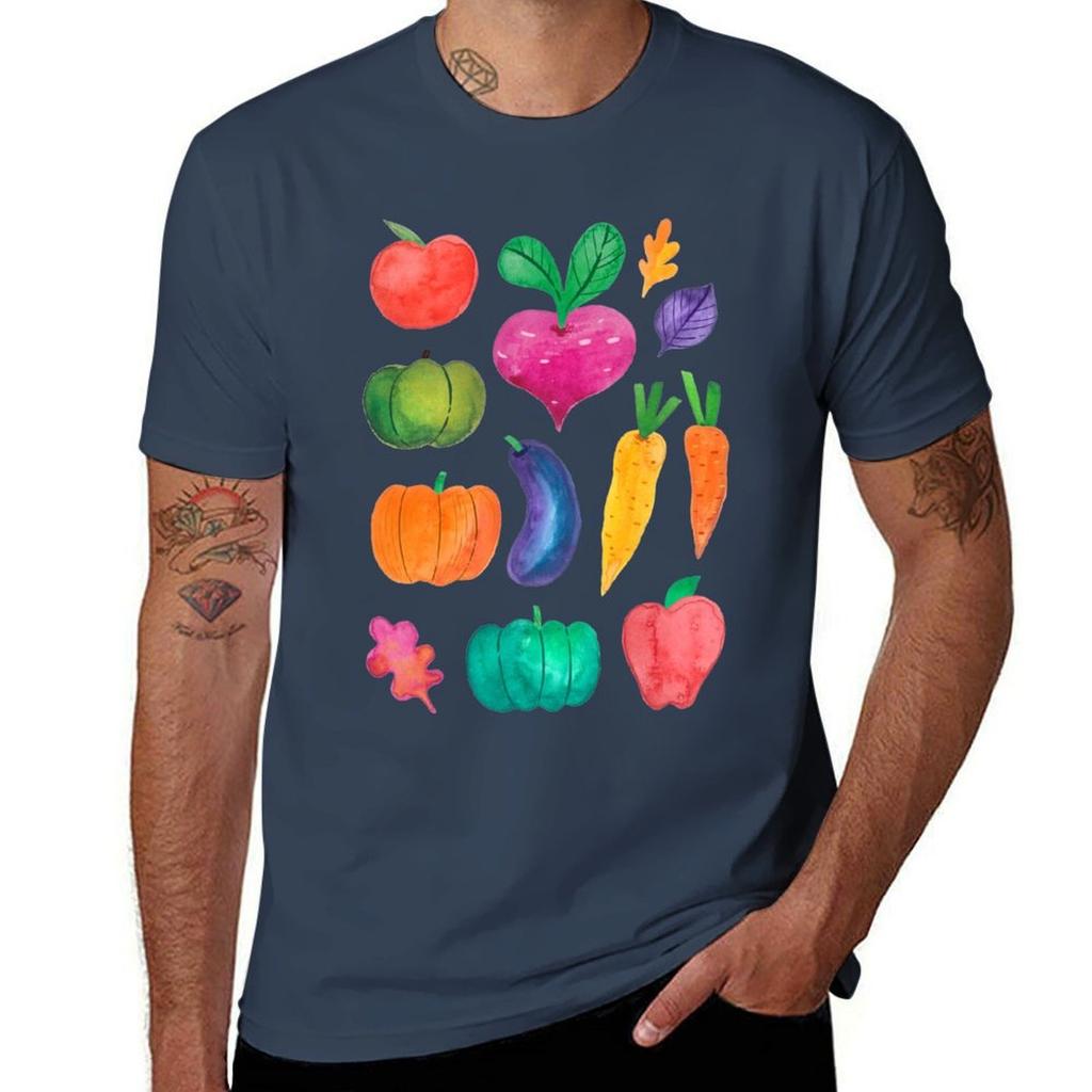 Veggies Tshirt Utility Work Short Sleeve Top