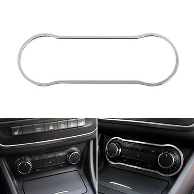 Centrum stylizace auta Ovládací panel ovládacího panelu klimatizace Obložení krytu rámu pro Mercedes Benz AB CLA GLA Třída W176 A180 C117