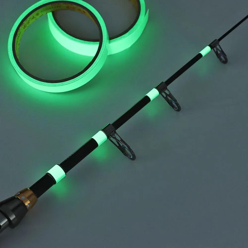 Fishing Tool Self Adhesive Green Luminous Tape Glow In The Dark Stickers Stage Decorative Fluorescent Tape Warning Stickers