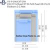 Large Capacity A4 File Box with Pen Slot & Clipboard for A5 Paper Storage