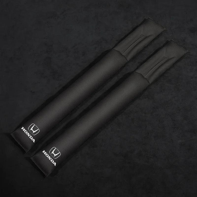 2025 Hot Car Seat Gap Anti Drop Filler Soft Cars Styling PU Leather Soft Side Seam Plug For Honda Accord Odyssey Civic CRV Inspi
