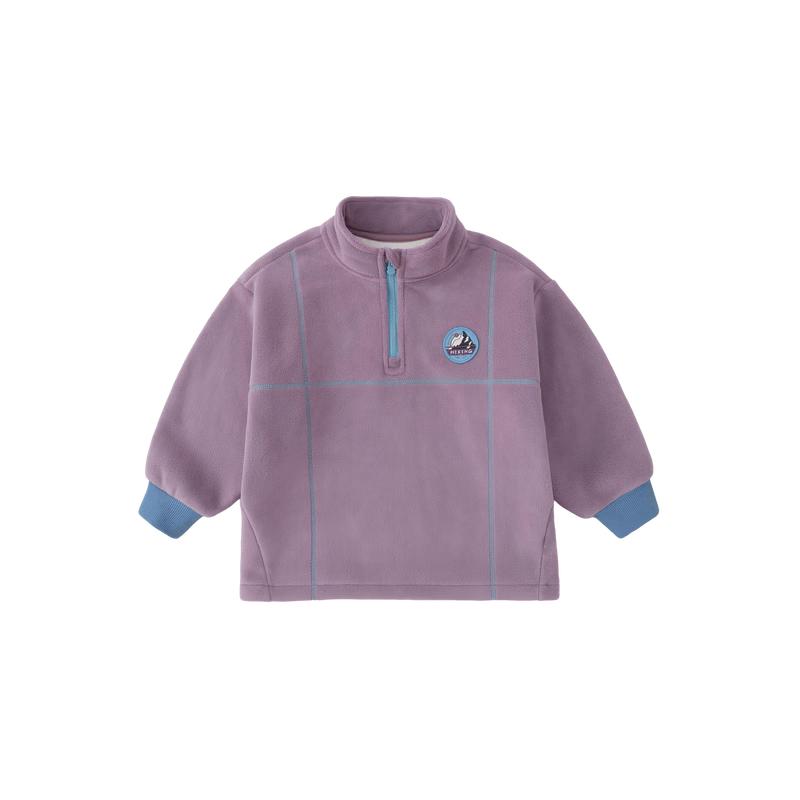 Dudujia Kids' Thickened Fleece Stand-Collar Sweatshirt