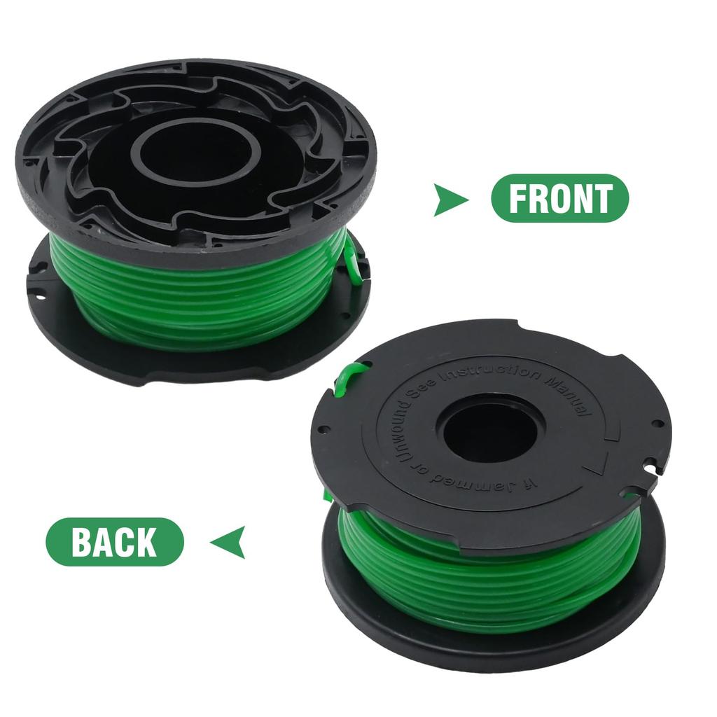 4Pcs Spool for Black & Decker GH3000/GH3000R/LST540/LST540B Lawn Mower Part,SF-080-BKP