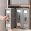 Set Creativo di 4 Scatole Portaoggetti in TNT per Lenzuola Copripiumino Coperta Grande Capacità Armadio Vestiti Tessuto Organizzatore per la Casa