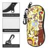 Lovely Curious George African monkey Anime Glasses Case Waterproof Box  Sunglasses Storage Box Anti-Pressure Glasses Box