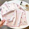 70cm×70cm Retro Paisley Imitation Silk Square Scarf - Versatile Decorative Neck Scarf Shawl