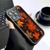 Maple Leaf Collection Black Grooved iPhone 15/16/17 Pro Max Protective Case