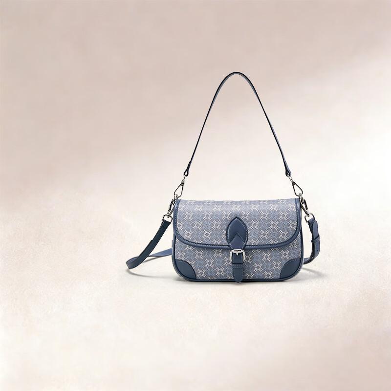 FUFUNI Light Luxury Monogram Baguette Crossbody Bag