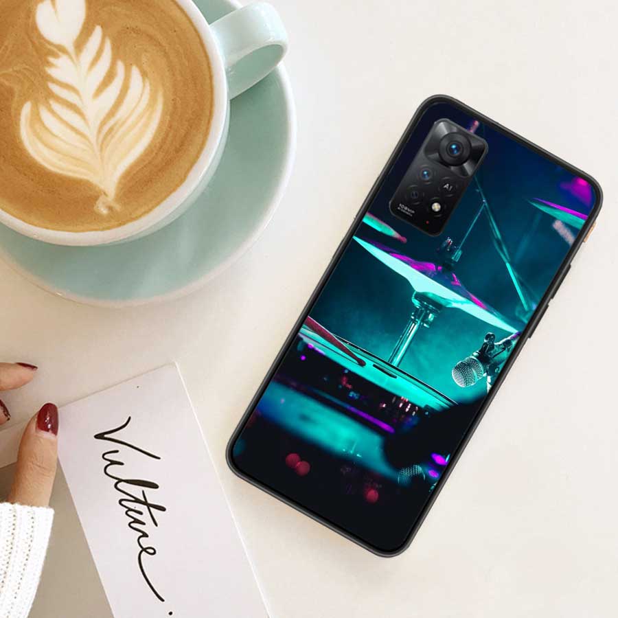 Drum Drummer Music Dj Phone Case For Redmi 13C 14C Note 13 14 Pro 5G Plus 12 12C 10 10A 10C 9 9A 9C 9T 8 8A K70 Pro Xiaomi Cover
