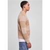 Pull oversize - Urban Classics - Beige - Manches longues - Col classique - 100% coton