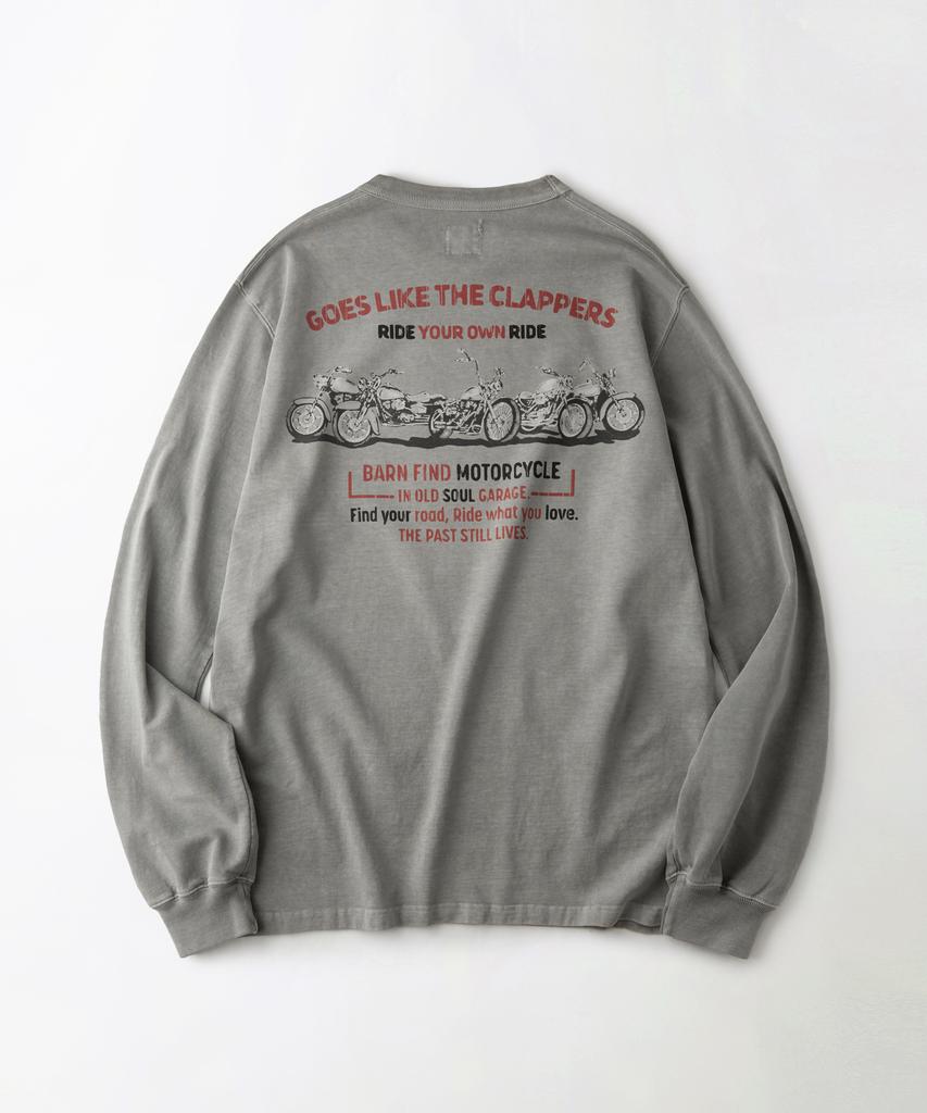 OUTSTANDING Mot Series Long Sleeve(Soul Garage)_Pigment Khaki