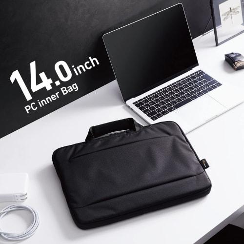 ELECOM Computer Case Recycled Material with Handle Handbag Water Repellent Stain Resistant CORDURA 14.0 Inch [MacBook Air MacBook Pro Surface] Black B