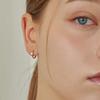 Loveenb [14K Gold] Basic 0.1 Carat Lab-Worn Diamond Ring Earrings