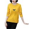 Fashion Women Casual Long Sleeve Printed  Blouse Ladies T-Shirt Tops