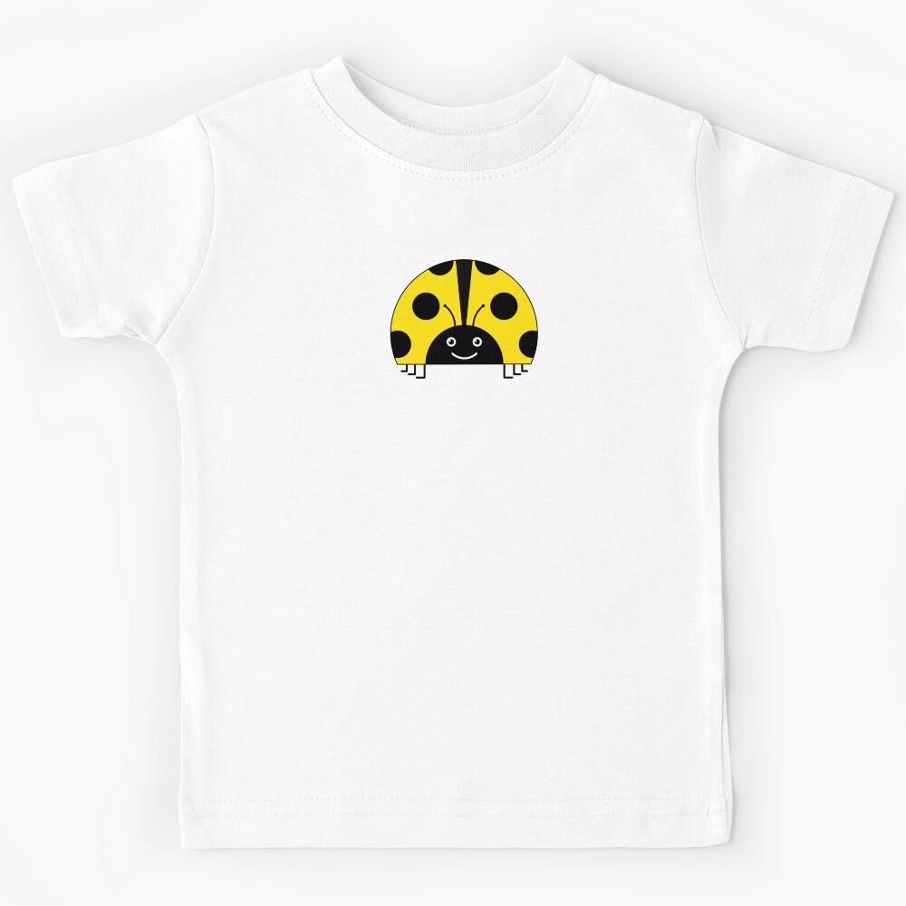 Yellow Lady Beetle Kids T-Shirt 100