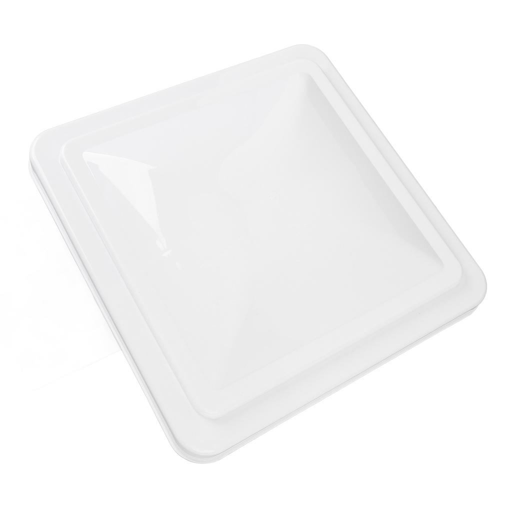 RV Roof Vent Cover UV Resistant 14 Inch Replacement Vent Lid for Camping Vehicle Trailer Motorhome White