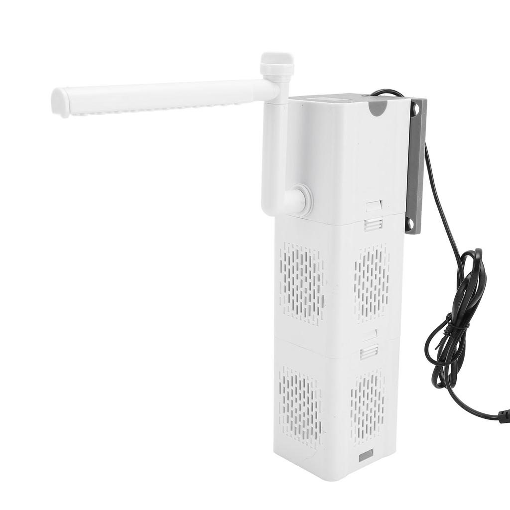 Regnfall Akvariefilter Nedsänkbar Filtrering Cirkulation Akvariefilterpump för Akvarium Om