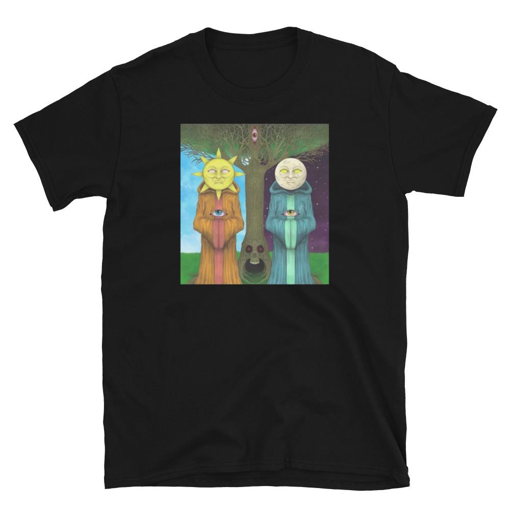ASTRONOMY DOMINE GOTHIC ART ASTROLOGY PRINTED  TSHIRT Unisex T-Shirt L