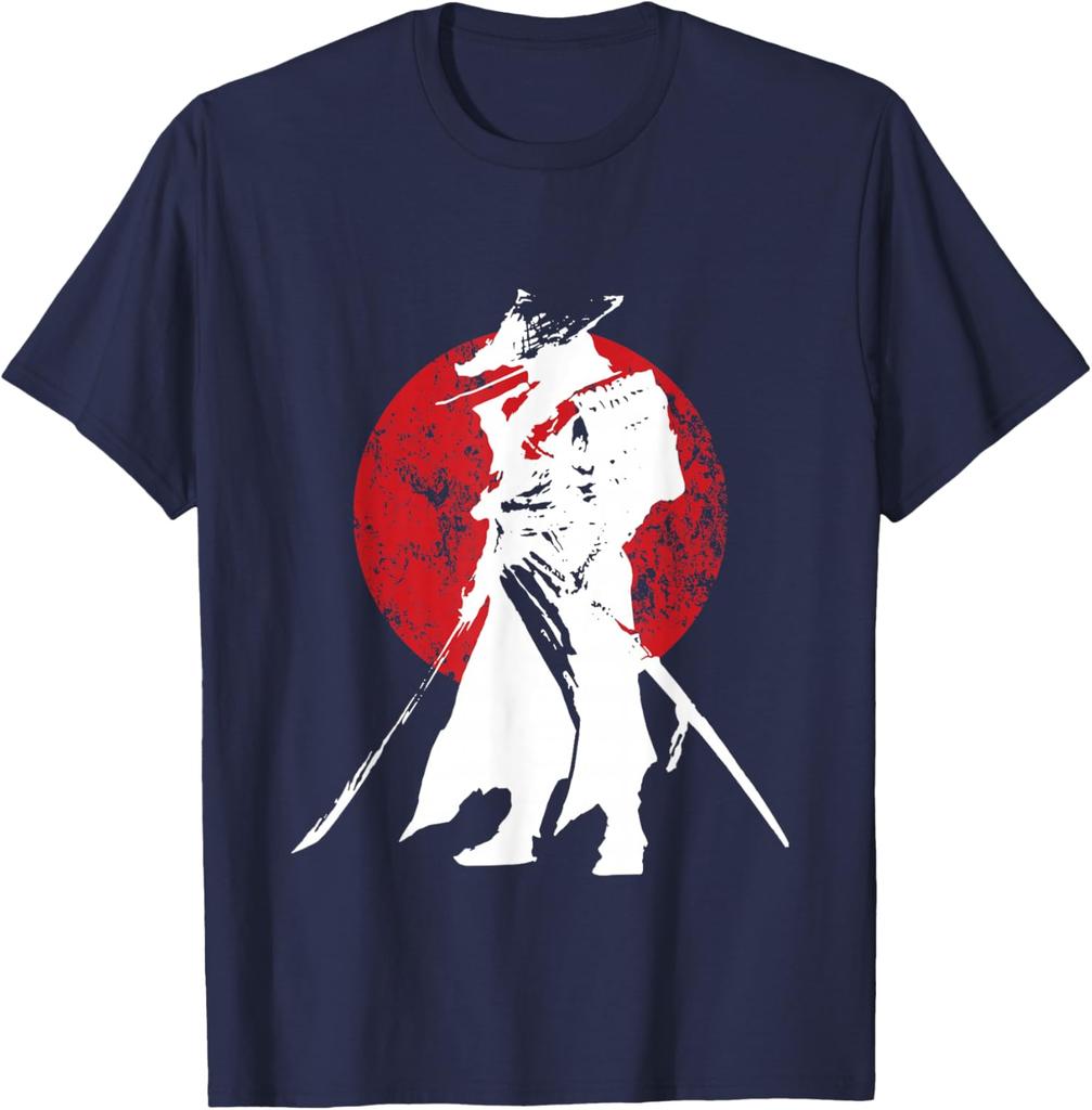Vintage Japanese Samurai Bushido Warrior TShirt 100 Cotton ONeck Short Sleeve Summer Casual Mens Tshirt Streetwear